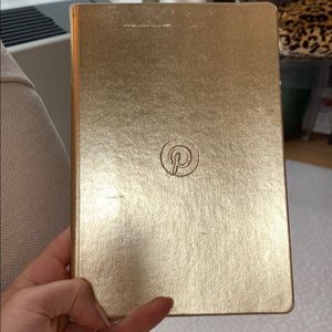 Beautiful gold notebook